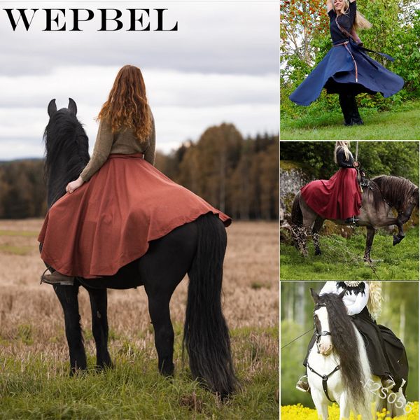 wepbel women's solid color skirts outdoor casual high waist irregular national style lace-up ankle-length skirts, Black
wepbel women's solid color skirts outdoor casual high waist irregular national style lace-up ankle-length skirts, Black