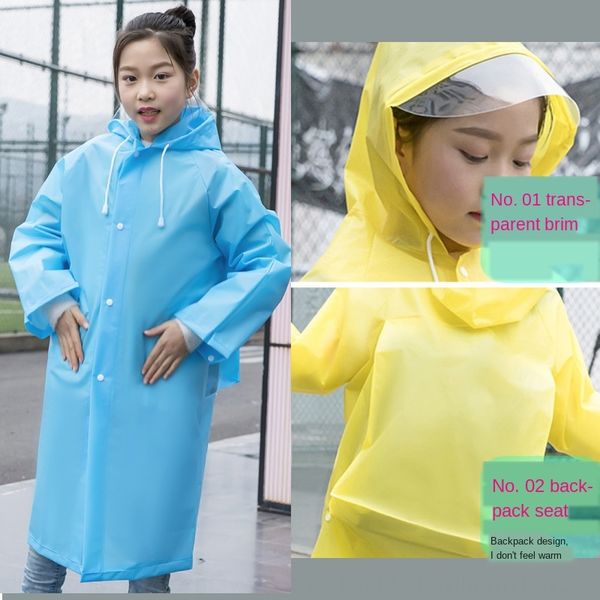 m8d0p children's raincoat with schoolbag girls hiking children primary bag cloak backpack school students large children waterproof bac, Black
m8d0p children's raincoat with schoolbag girls hiking children primary bag cloak backpack school students large children waterproof bac, Black