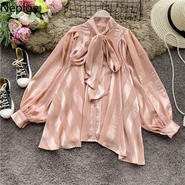 neploe bow tie o-neck blouse women lantern long sleeve shirts korean elegant work shirt casual autumn chiffon blusas 56165, White
neploe bow tie o-neck blouse women lantern long sleeve shirts korean elegant work shirt casual autumn chiffon blusas 56165, White