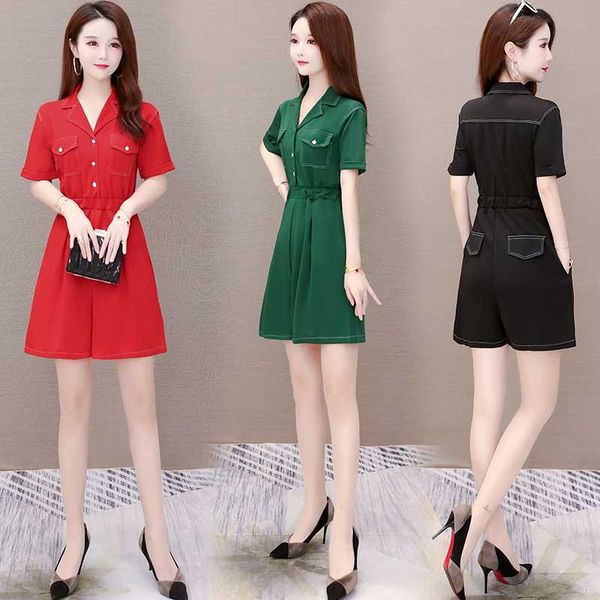 sets for women summer 2020 new professional suit jumpsuit lady overall short sleeve office one piece romper shorts jumpsuit, Black;white
sets for women summer 2020 new professional suit jumpsuit lady overall short sleeve office one piece romper shorts jumpsuit, Black;white