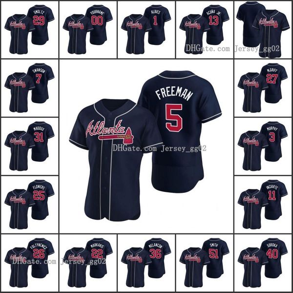 atlanta braves #13 ronald acuna jr. 5 freddie an 1 ozzie albies men women youth navy custom authentic 2020 alternate jersey, Black
atlanta braves #13 ronald acuna jr. 5 freddie an 1 ozzie albies men women youth navy custom authentic 2020 alternate jersey, Black