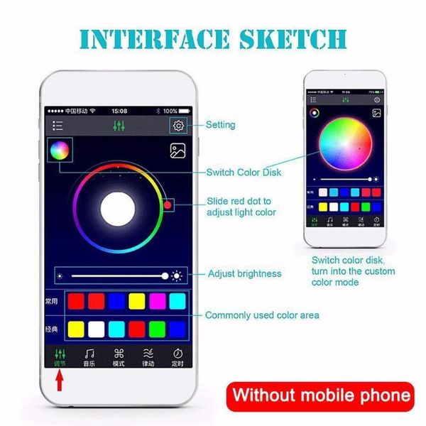 car interior atmosphere light app control car styling interior decorative light 7-color strip lamp smd rgb decorat m2r6
car interior atmosphere light app control car styling interior decorative light 7-color strip lamp smd rgb decorat m2r6