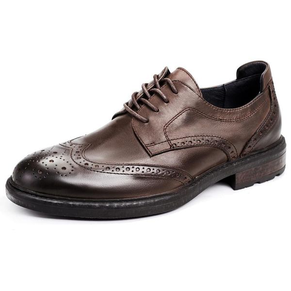 genuine leather british mens casual shoes business dress genuine leather autumn winter british retro shoes cowhide, Black
genuine leather british mens casual shoes business dress genuine leather autumn winter british retro shoes cowhide, Black