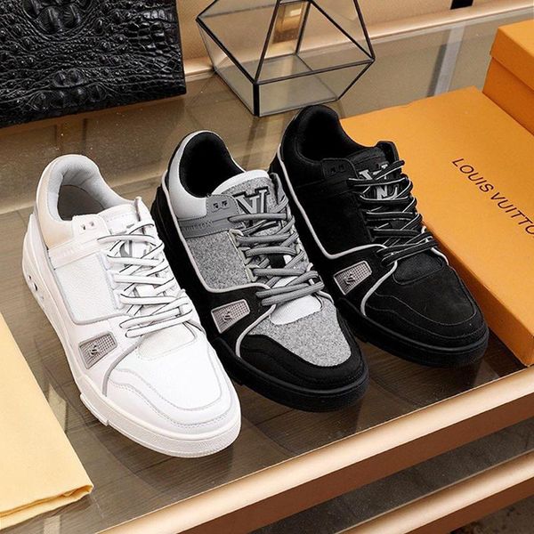 new fashion men shoes sneakers with box zapatos de hombre rubber soles trainer sneaker luxury mens shoes fashion chaussures pour hommes, Black
new fashion men shoes sneakers with box zapatos de hombre rubber soles trainer sneaker luxury mens shoes fashion chaussures pour hommes, Black