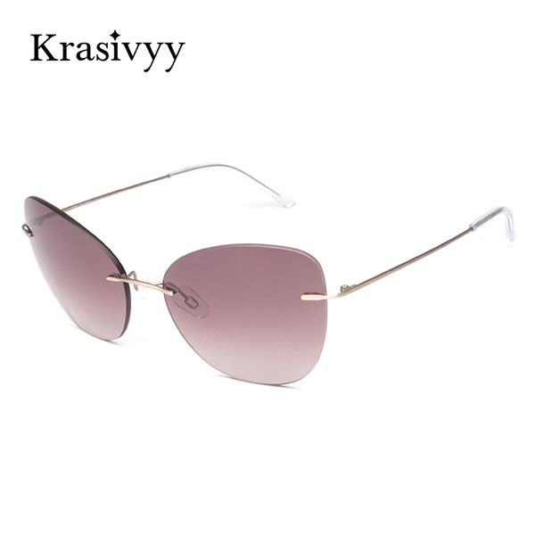 sunglasses krasivyy brand 2021 titanium rimless polarized women nylon lens cat eye driving sun glasses oculos de so, White;black
sunglasses krasivyy brand 2021 titanium rimless polarized women nylon lens cat eye driving sun glasses oculos de so, White;black