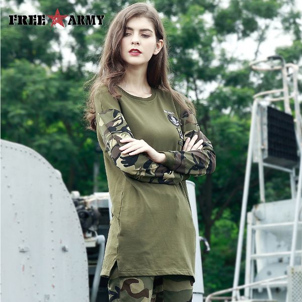 women's blouses & shirts army women hood long hoodies shirt o-neck sleeve cozy spliced basic brief european casual female gs-8810a, White
women's blouses & shirts army women hood long hoodies shirt o-neck sleeve cozy spliced basic brief european casual female gs-8810a, White