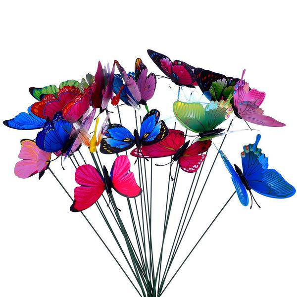 new simulation butterfly insert gardening decoration flower arrangement forest decoration pvc waterproof butterfly party garden color mixed
new simulation butterfly insert gardening decoration flower arrangement forest decoration pvc waterproof butterfly party garden color mixed