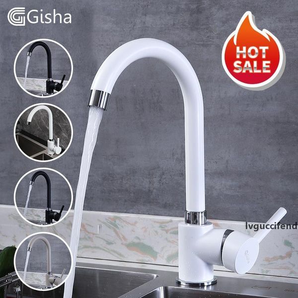 gisha brass kitchen faucets and cold and water faucets basin sink tap mixer black white beige faucet handle kitchen faucet t200423
gisha brass kitchen faucets and cold and water faucets basin sink tap mixer black white beige faucet handle kitchen faucet t200423