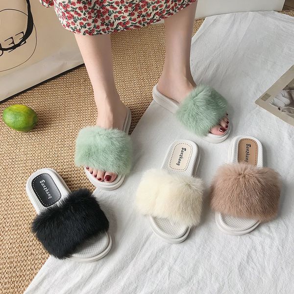 slippers casual shoes woman 2020 low flock fur flip flops slipers women platform luxury flat plush new slides pu rubber fashion, Black
slippers casual shoes woman 2020 low flock fur flip flops slipers women platform luxury flat plush new slides pu rubber fashion, Black