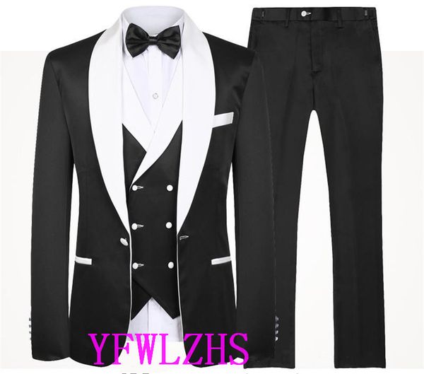 красивый one button groomsmen шаль лацкане жениха смокинги мужские костюмы свадебные / выпускной вечер / ужин шафер blazer (куртка + штаны, Black;gray
красивый one button groomsmen шаль лацкане жениха смокинги мужские костюмы свадебные / выпускной вечер / ужин шафер blazer (куртка + штаны, Black;gray