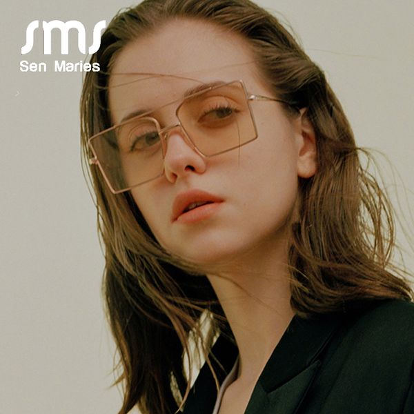 women vintage oversized square sunglasses men's fashion metal sun glasses personality clear lens female goggle shades uv400 ch01, Blue
women vintage oversized square sunglasses men's fashion metal sun glasses personality clear lens female goggle shades uv400 ch01, Blue