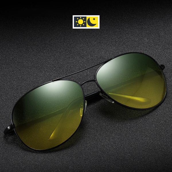night vision glasses polarized men anti-glare lens yellow driving fishing pilot sunglasses gogels fashion, White;black
night vision glasses polarized men anti-glare lens yellow driving fishing pilot sunglasses gogels fashion, White;black
