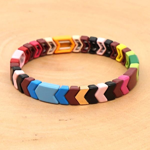 shinus trendy enamel tile bracelets arrow bracelet armband multicolor friendship stacking pulsera mujer 2020 women jewelry gift, Red;blue
shinus trendy enamel tile bracelets arrow bracelet armband multicolor friendship stacking pulsera mujer 2020 women jewelry gift, Red;blue