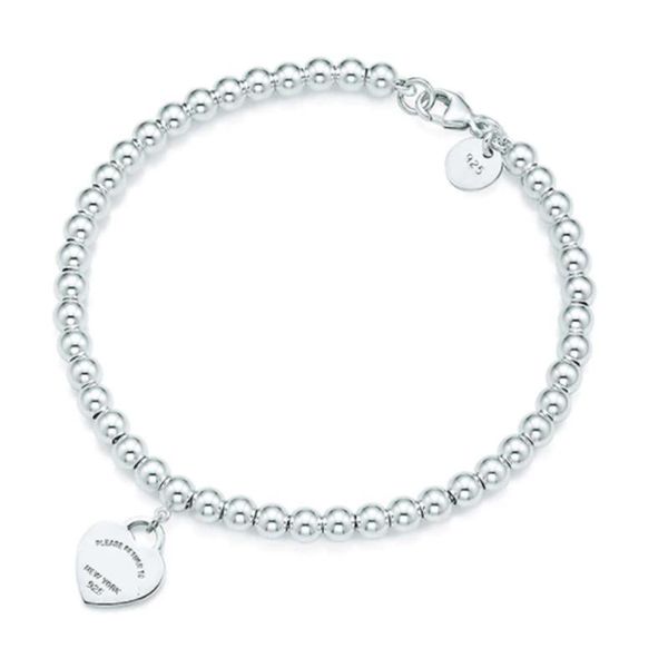 logo s925 silver plated pendant tag bracelets t genuine charm love heart bead bracelet original female men jewelry personality gift, Black
logo s925 silver plated pendant tag bracelets t genuine charm love heart bead bracelet original female men jewelry personality gift, Black