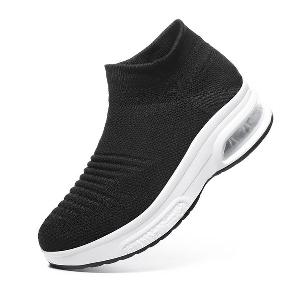 high sock sneakers women ankle boots flat sock shoes womens vulcanized shoes slip on sneakers air cushion wedge gift, Black
high sock sneakers women ankle boots flat sock shoes womens vulcanized shoes slip on sneakers air cushion wedge gift, Black