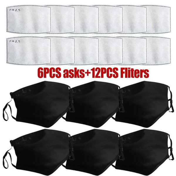 face maks 6pcs maskking for germ protection with 12pcs filters cotton face maks reusable fashion black mascarillas bandana
face maks 6pcs maskking for germ protection with 12pcs filters cotton face maks reusable fashion black mascarillas bandana