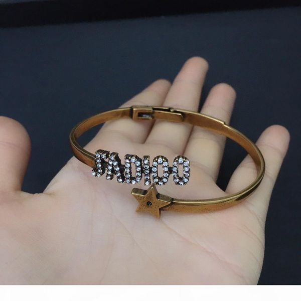 a new retro classic alphabet diamond hollow designer bracelet luxury designer jewelry women bracelet, White
a new retro classic alphabet diamond hollow designer bracelet luxury designer jewelry women bracelet, White