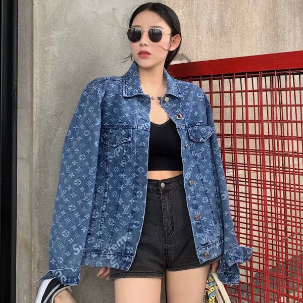 new autumn/winter 2020 medium and long style couples hong kong-style printed denim jackets for men and women, Black;brown
new autumn/winter 2020 medium and long style couples hong kong-style printed denim jackets for men and women, Black;brown