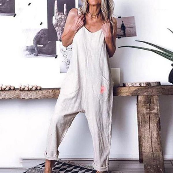 womens designer jumpsuits mid waist solid color sleeveless street female clothing v neck womens rompers casual summer, Black;white
womens designer jumpsuits mid waist solid color sleeveless street female clothing v neck womens rompers casual summer, Black;white