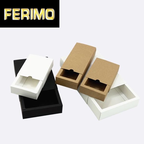 30pcs black kraft gift packaging cardboard box black packing gift box white paper drawer wedding favor delicate drawer
30pcs black kraft gift packaging cardboard box black packing gift box white paper drawer wedding favor delicate drawer