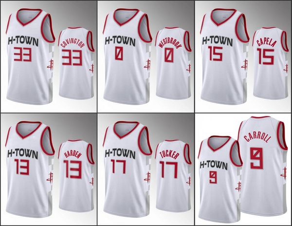 houston rockets men james harden russell westbrook clint capela demarre carroll nba white custom jersey, Black
houston rockets men james harden russell westbrook clint capela demarre carroll nba white custom jersey, Black