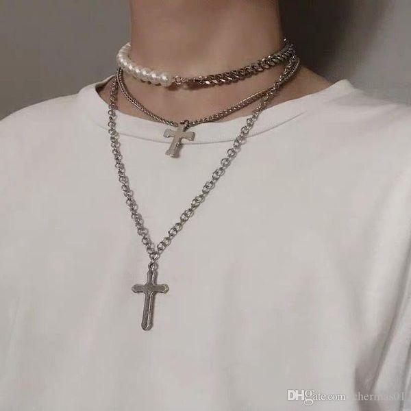 2020 new exclusive harajuku pendant pearl cute party necklace punk stainless letter bundy short charm necklace, Silver
2020 new exclusive harajuku pendant pearl cute party necklace punk stainless letter bundy short charm necklace, Silver