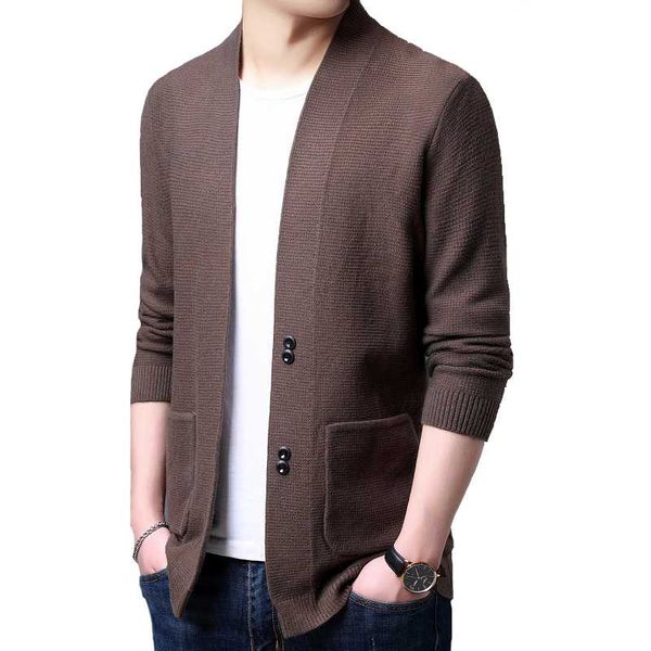 man wool knitted sweater men's autumn knit wool cardigan jacket solid color sweatercoat, White;black
man wool knitted sweater men's autumn knit wool cardigan jacket solid color sweatercoat, White;black