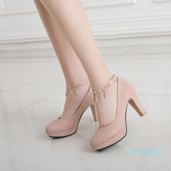 plus size 35 to 40 41 42 43 44 45 46 glitter rhinestone chain thick high heels wedding shoes women designer shoes z07, Black
plus size 35 to 40 41 42 43 44 45 46 glitter rhinestone chain thick high heels wedding shoes women designer shoes z07, Black