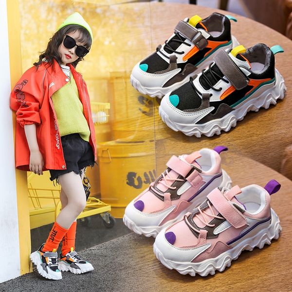 2020 sports new children's sports girls' breathable daddy boys' shoes middle and large children's casual single shoes, Black
2020 sports new children's sports girls' breathable daddy boys' shoes middle and large children's casual single shoes, Black