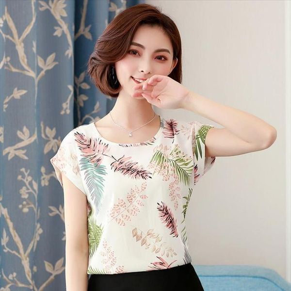 gentillove 2020 short summer dot floral print chiffon blouse shirt women short sleeve o neck boho casual female plus size blusas, White
gentillove 2020 short summer dot floral print chiffon blouse shirt women short sleeve o neck boho casual female plus size blusas, White