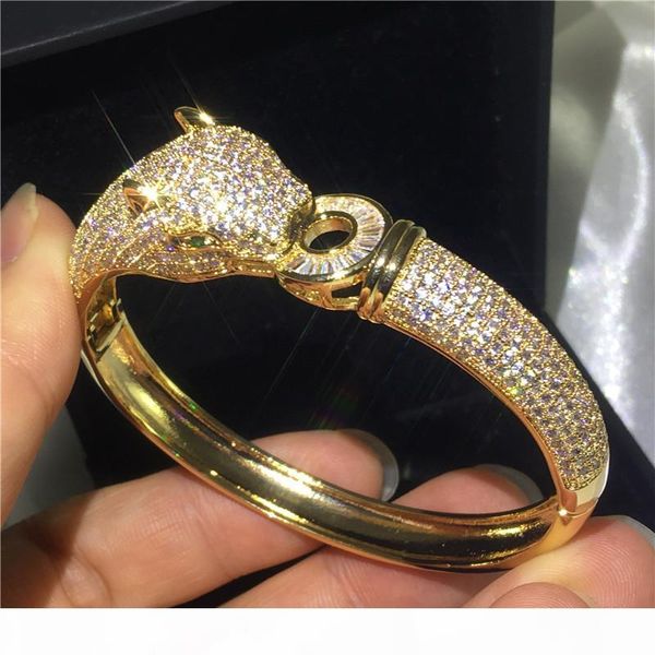 big leopard shape bangle pave setting 400pcs 5a cubic zirconia gold color bracelet bangles for women bridal wedding accessaries, Black
big leopard shape bangle pave setting 400pcs 5a cubic zirconia gold color bracelet bangles for women bridal wedding accessaries, Black
