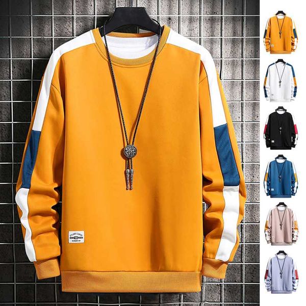 men's hoodies & sweatshirts long sleeve harajuku men 2021 fashion 6 color hoodie mens casual o-neck patchwork sweatshirt for young, Black
men's hoodies & sweatshirts long sleeve harajuku men 2021 fashion 6 color hoodie mens casual o-neck patchwork sweatshirt for young, Black