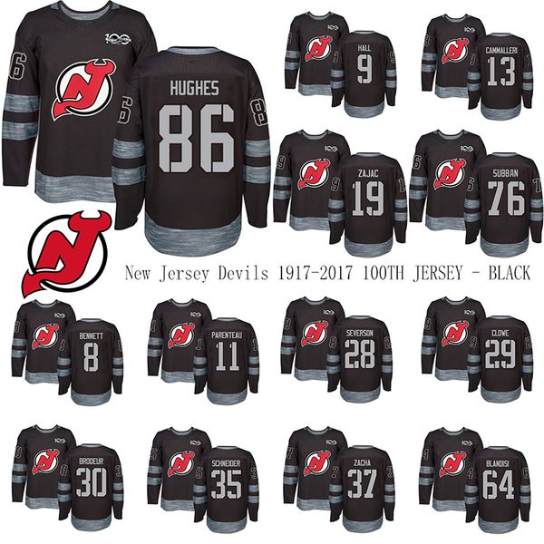 new jersey devils 1917-2017 100th anniversary black jersey 76 p. k. subban 86 jack hughes 19 travis zajac 13 nico hischier hockey jerseys, Black;red
new jersey devils 1917-2017 100th anniversary black jersey 76 p. k. subban 86 jack hughes 19 travis zajac 13 nico hischier hockey jerseys, Black;red