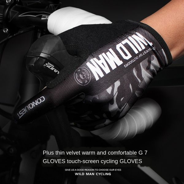wild man/wild man full finger warm bicycle cycling season long finger bicycle gloves warm gloves, Blue;gray
wild man/wild man full finger warm bicycle cycling season long finger bicycle gloves warm gloves, Blue;gray