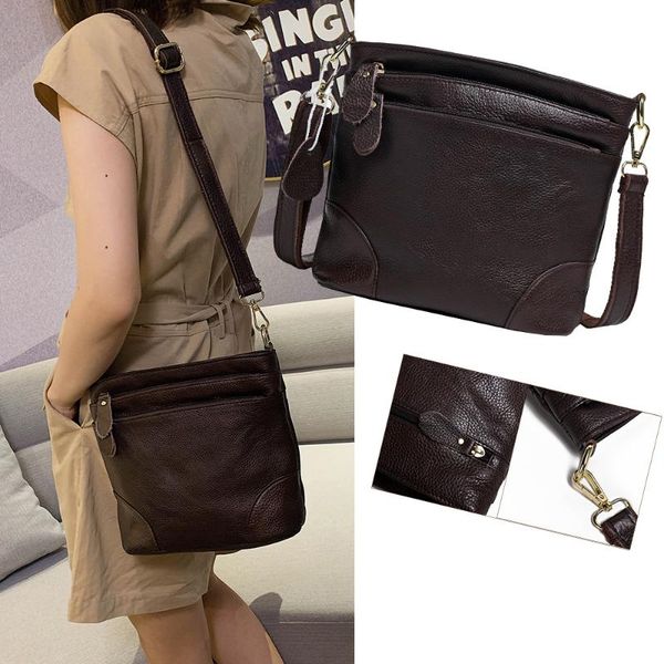 genuine leather women bags cow leather ccrossbody bags for lady female vintage flap girls' shoulder bag daily casual luxury
genuine leather women bags cow leather ccrossbody bags for lady female vintage flap girls' shoulder bag daily casual luxury