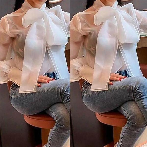 women fashion lace mesh sheer see through long sleeve shirts regular lace up blouse bowknot transparent white shirt
women fashion lace mesh sheer see through long sleeve shirts regular lace up blouse bowknot transparent white shirt