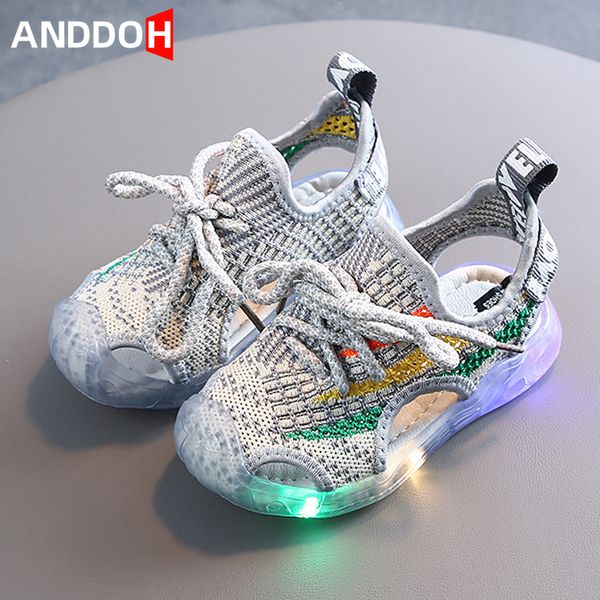 size 21-30 luminous shoes for baby led light up sandals children breathable glowing casual shoes boys soft bottom sandals t200723, Black;red
size 21-30 luminous shoes for baby led light up sandals children breathable glowing casual shoes boys soft bottom sandals t200723, Black;red