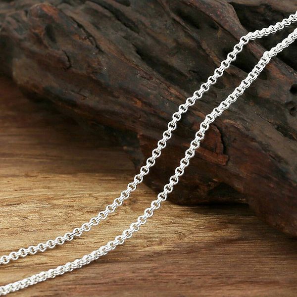 100% 925 sterling silver chain fashion necklace pendant women or men brand 2mm necklace vintage jewelry gn026
100% 925 sterling silver chain fashion necklace pendant women or men brand 2mm necklace vintage jewelry gn026