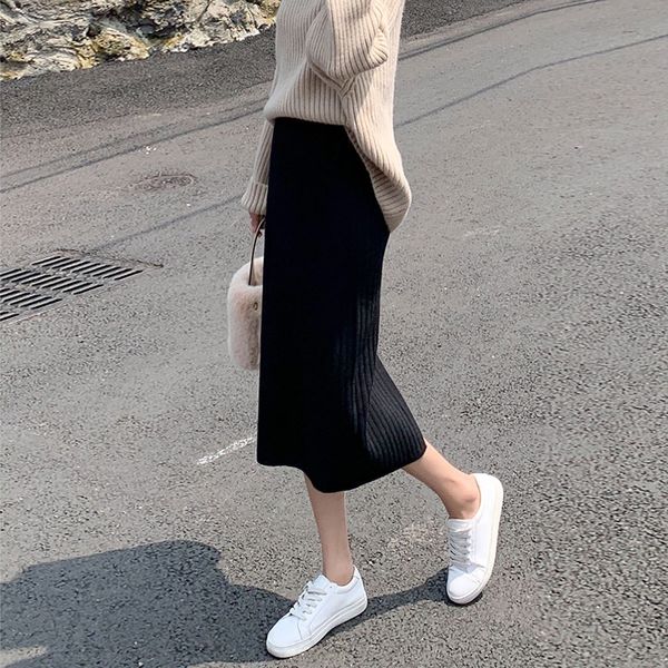 knitted skirt nv chun autumn/winter 2019 skirt dress new high waist length black split step bodycon dress
knitted skirt nv chun autumn/winter 2019 skirt dress new high waist length black split step bodycon dress