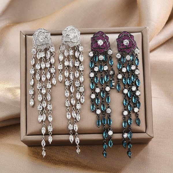 2020 new 925 silver needle flower dangle earrings women party jewelry, Golden
2020 new 925 silver needle flower dangle earrings women party jewelry, Golden
