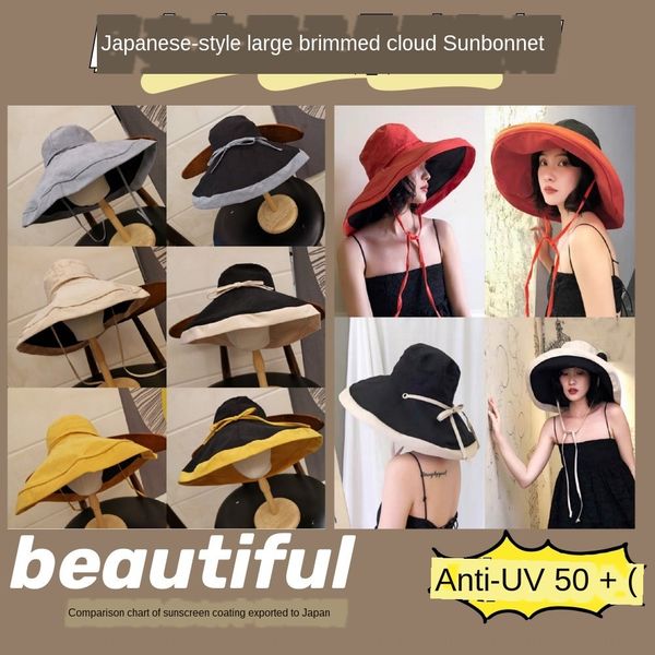 japanese cloud hepburn wind double-sided bucket bucket contrast color sun double-color large eaves fisherman hat summer foldable hat, Blue;gray
japanese cloud hepburn wind double-sided bucket bucket contrast color sun double-color large eaves fisherman hat summer foldable hat, Blue;gray