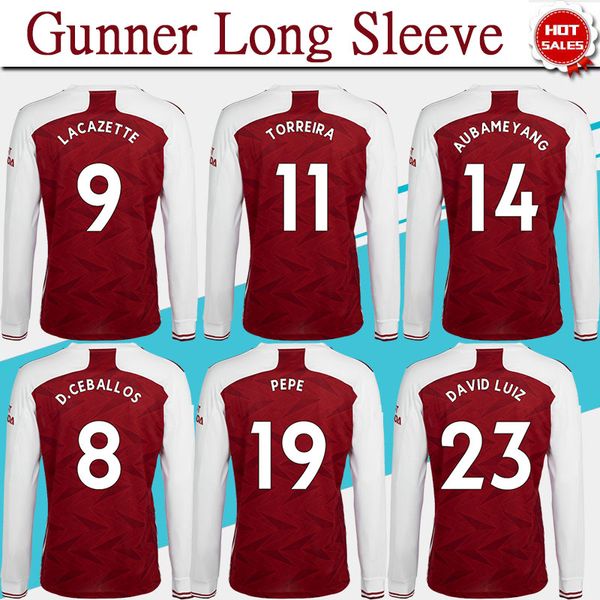 gunner home red soccer jersey 20/21 pepe nicolas gunners long sleeve soccer shirt 2021 guendouzi sokratis customized football uniforms, Black;yellow
gunner home red soccer jersey 20/21 pepe nicolas gunners long sleeve soccer shirt 2021 guendouzi sokratis customized football uniforms, Black;yellow