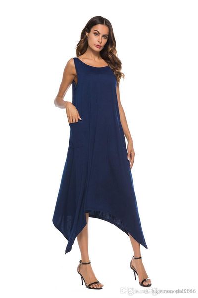 wholesale women dress scoop neck summer fashion navy blue sleeveless vest sling elegant lady long skirt casual loose dresses size s-xl, Black;gray
wholesale women dress scoop neck summer fashion navy blue sleeveless vest sling elegant lady long skirt casual loose dresses size s-xl, Black;gray