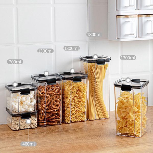 1pcs plastic containers transparent stackable dry storage box kitchen spaghetti noodles sealed containers
1pcs plastic containers transparent stackable dry storage box kitchen spaghetti noodles sealed containers