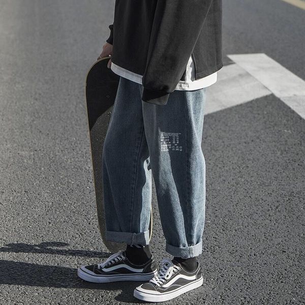 korean plus size jeans men hip hop streetwear joggers ankle length denim cargo pants loose pocket harem trousers sweatpants, Blue
korean plus size jeans men hip hop streetwear joggers ankle length denim cargo pants loose pocket harem trousers sweatpants, Blue
