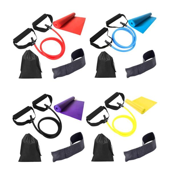 resistance bands 4pcs/set elastic muscle strength training exercise sports pull rope towel gym fitness equipment with cloth bag
resistance bands 4pcs/set elastic muscle strength training exercise sports pull rope towel gym fitness equipment with cloth bag