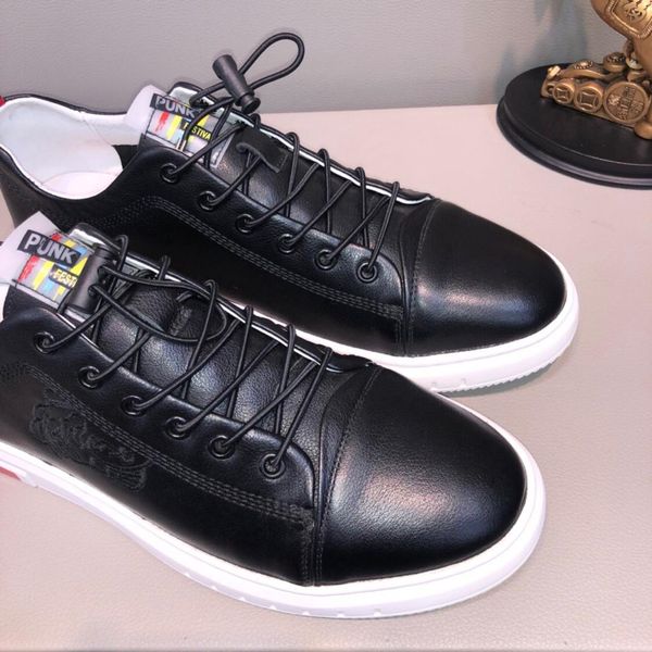 2019l new limited edition men's platform sports shoes, fashion wild white shoes, breathable lace low shoes, original box packaging: 38, Black
2019l new limited edition men's platform sports shoes, fashion wild white shoes, breathable lace low shoes, original box packaging: 38, Black