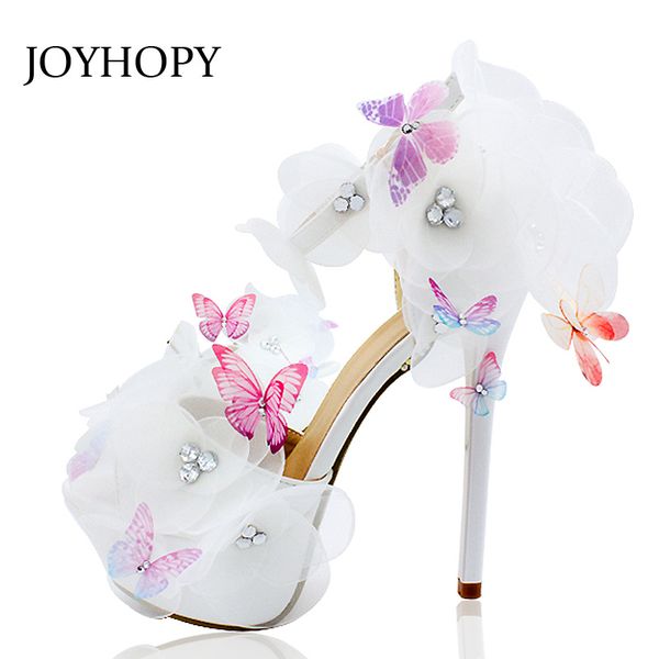 2020 white flower butterfly wedding sandals crystal women peep toe high heels sweet ladies platform ankle strap shoes ws1717, Black
2020 white flower butterfly wedding sandals crystal women peep toe high heels sweet ladies platform ankle strap shoes ws1717, Black