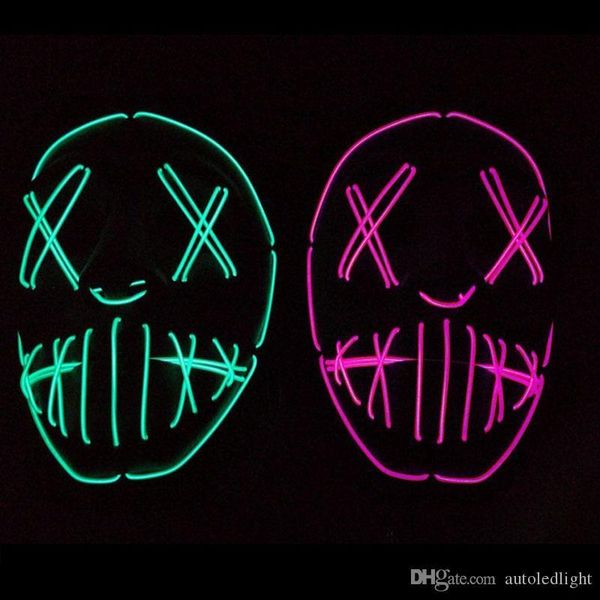 led halloween mask el wire light up glowing mask masquerade costume party festival christmas prom mask
led halloween mask el wire light up glowing mask masquerade costume party festival christmas prom mask