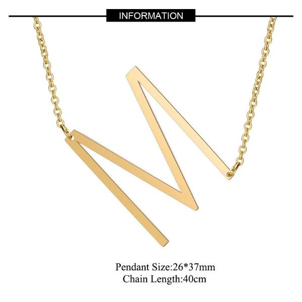 100% stainless steel golden color initial name pendant necklace for women a-z 26 letters pendant necklaces choker name jewelry, Silver
100% stainless steel golden color initial name pendant necklace for women a-z 26 letters pendant necklaces choker name jewelry, Silver